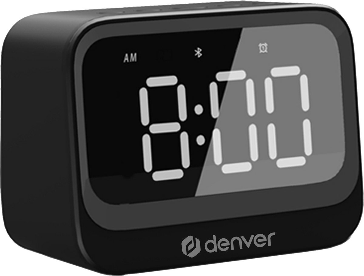 DENVER EC-53B Alarm Clock - Black