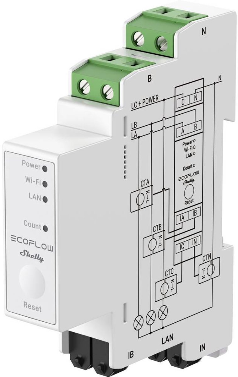 ECOFLOW x Shelly Smart Meter EF-OS-SM003-SMSHEL Förbrukningsregulator