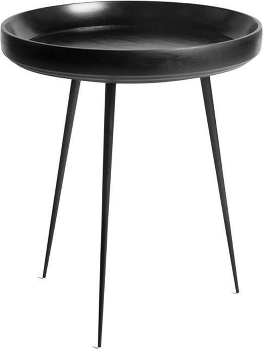 Mater Tavolo medio Bowl nero mango, base nera