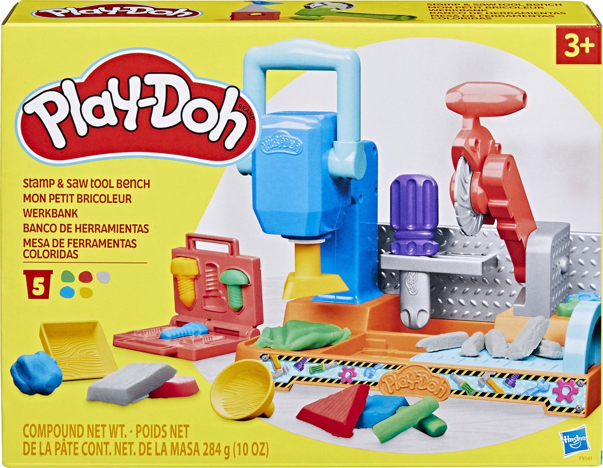 Play-Doh Stamp N Saw verktygsbänk lekset