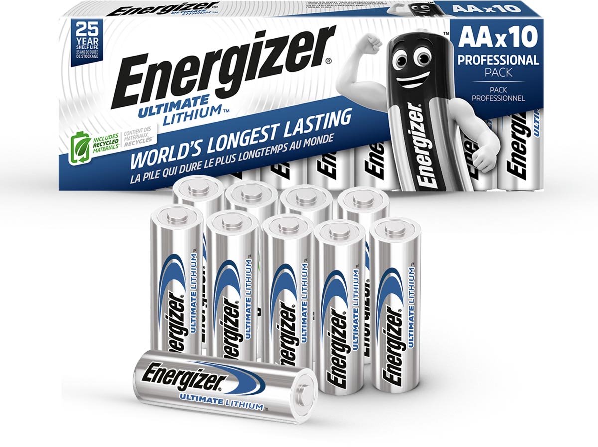 Energizer Ultimate FR6 Batteri AA (R6) Litium 3000 mAh 1.5 V 10 st