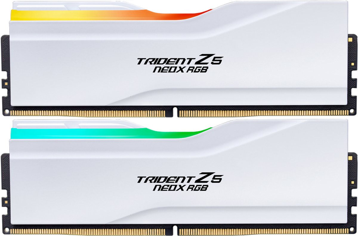 G.Skill Trident Z5 NeoX RGB DDR5-6000 - 32GB - CL36 - Dual Channel (2 pcs) - AMD EXPO ULL - Sort