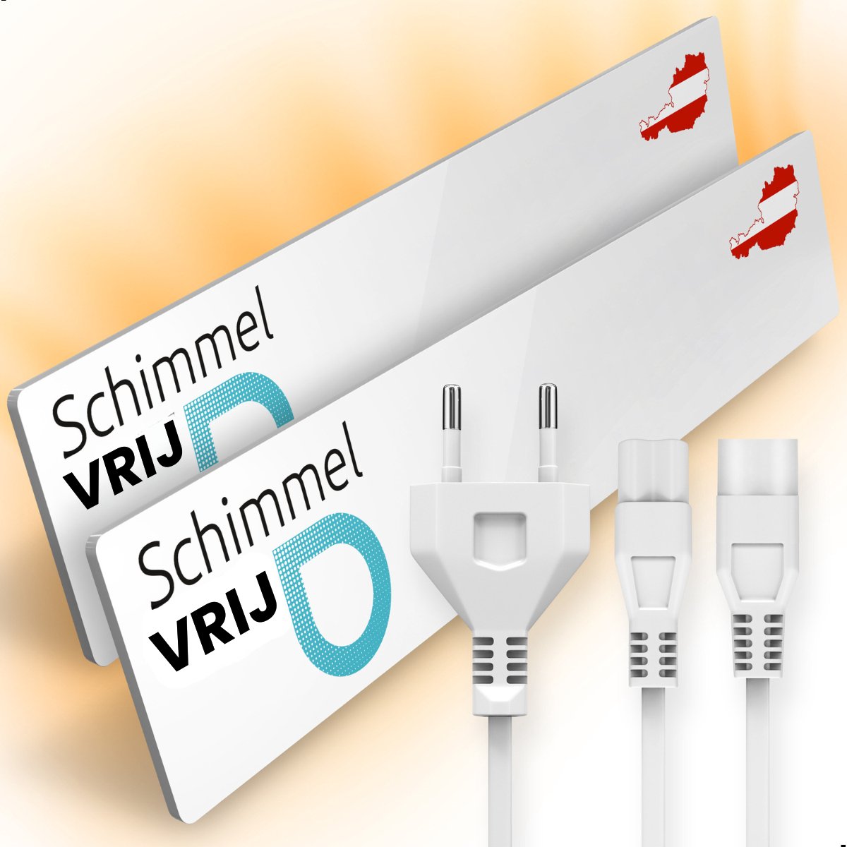 Schimmel-DRY DH-WHI-SDRY-SET Väggavfuktare/mögelborttagare Vit