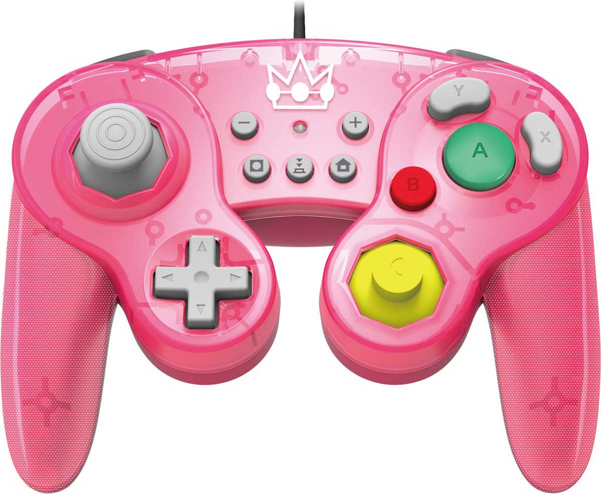 HORI Battle Pad (Peach) - Wired Controller - Nintendo Switch