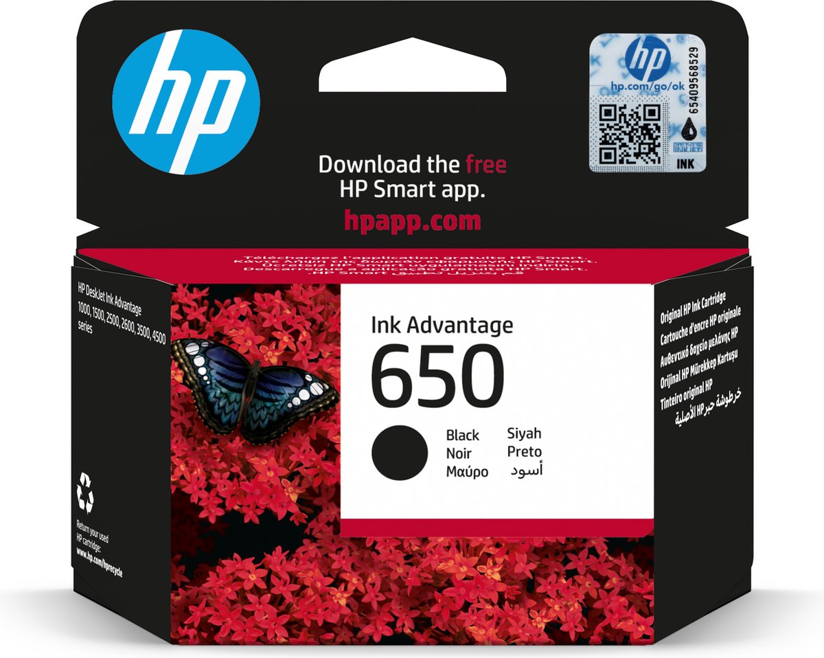 HP 650 / CZ101AE Black Ink