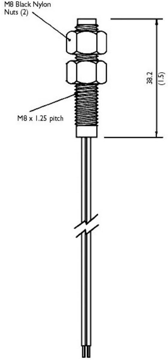 TE Connectivity Sensor 87711-000 Reed-kontakt 1 NO 100 V/DC, 250 V/AC 1 A 10 W