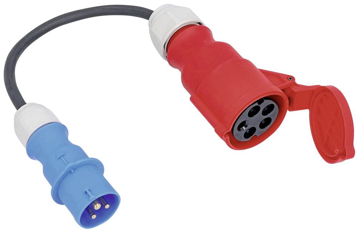 AS Schwabe 61372 Ström Adapterkabel 16 A Svart 0.3 m H07RN-F 3G 2,5 mm²
