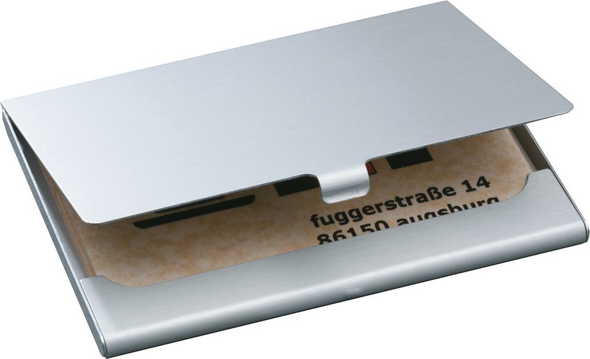 sigel visitkortetui//VZ135 91x58 mm svart innehåll för 15 kort
