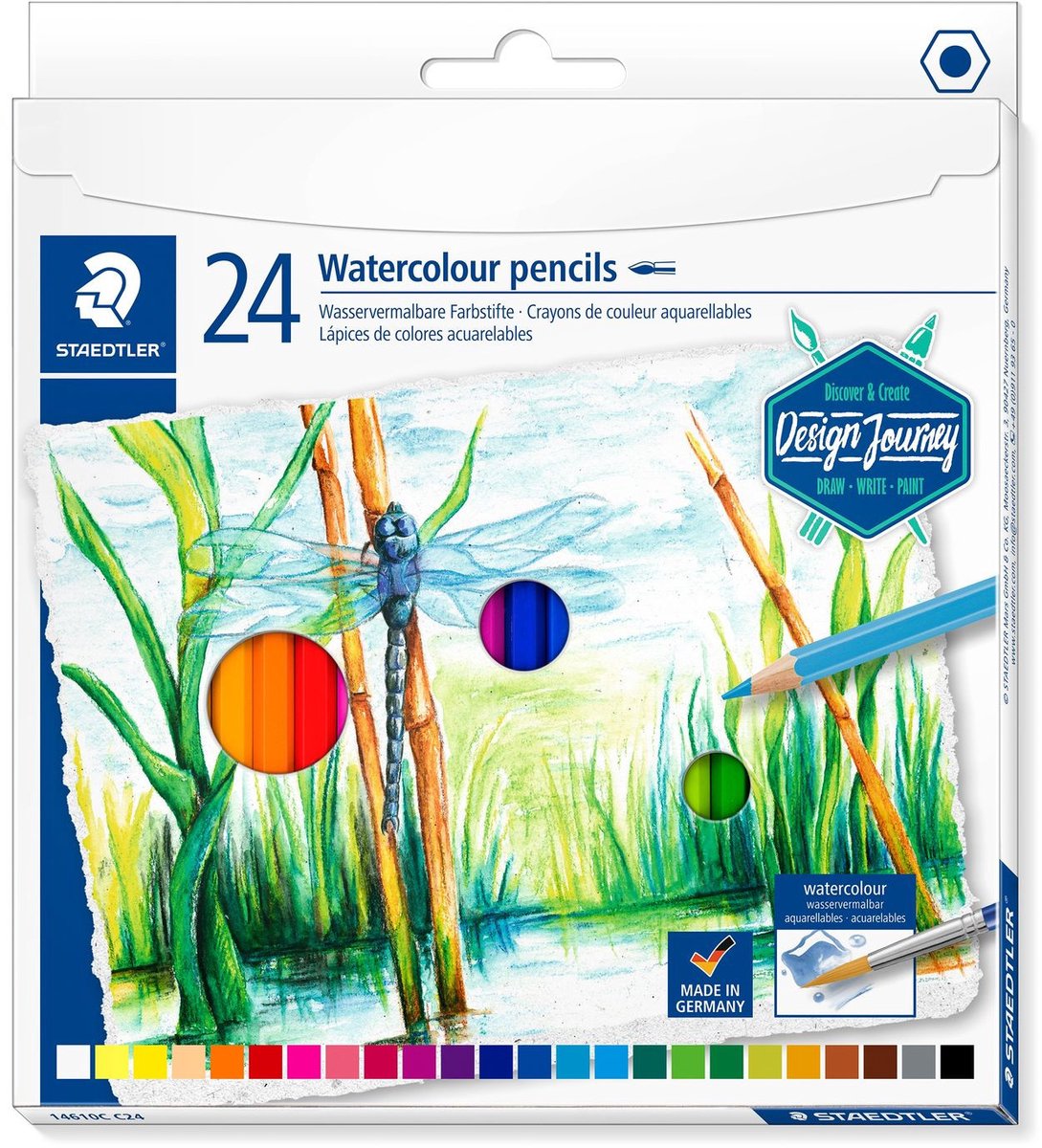 Staedtler Farveblyant Akv. 24 Stk. 100% PEFC