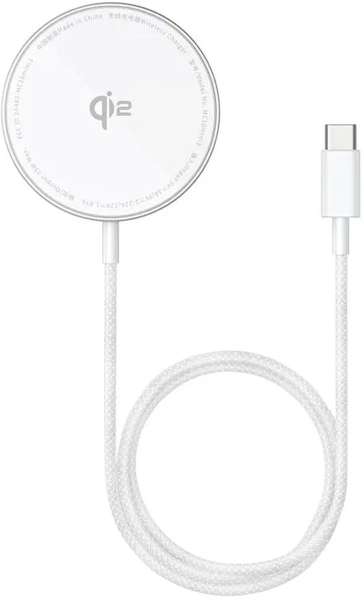 Baseus Simple Mini4 Air Qi2 15W Magnetic Wireless Charger - Silver