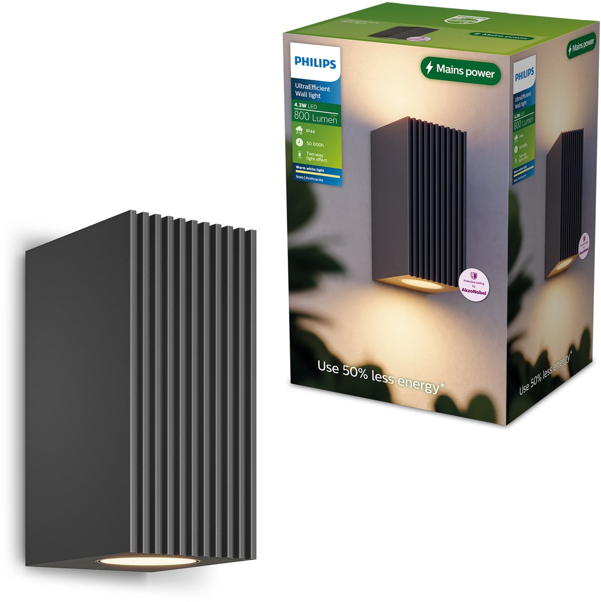 Philips Voro 8721103172327 Utomhusväggbelysning