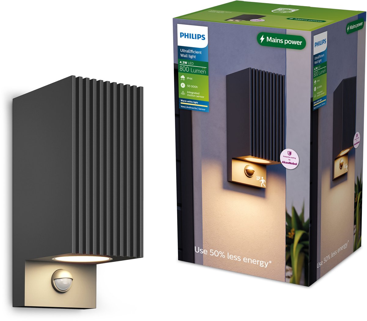 Philips Voro 8721103172341 Utomhusväggbelysning