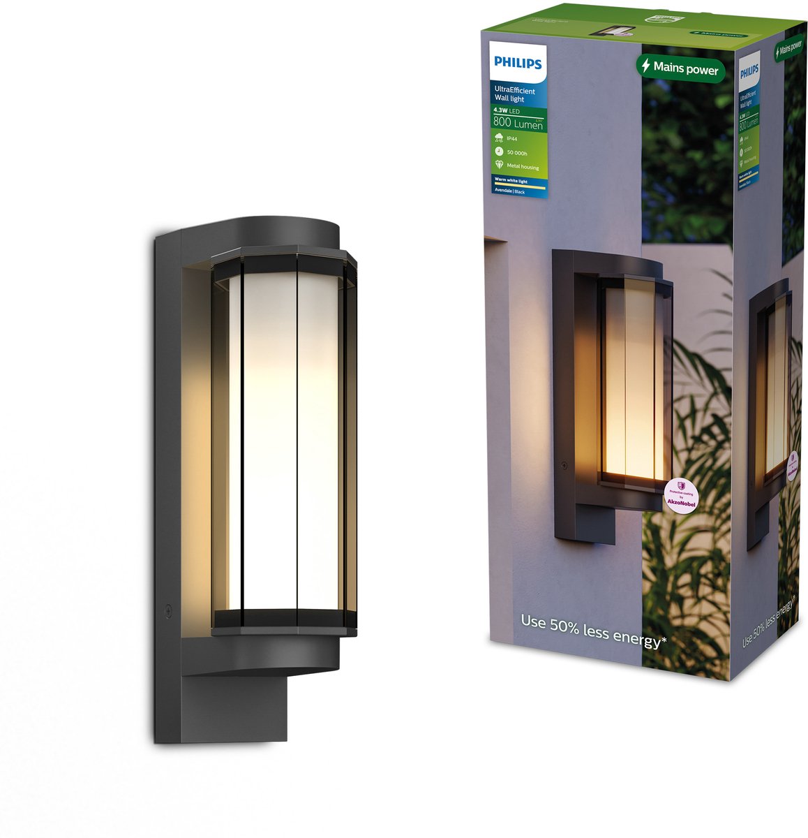 Philips Avendale 8721103172600 Utomhusväggbelysning
