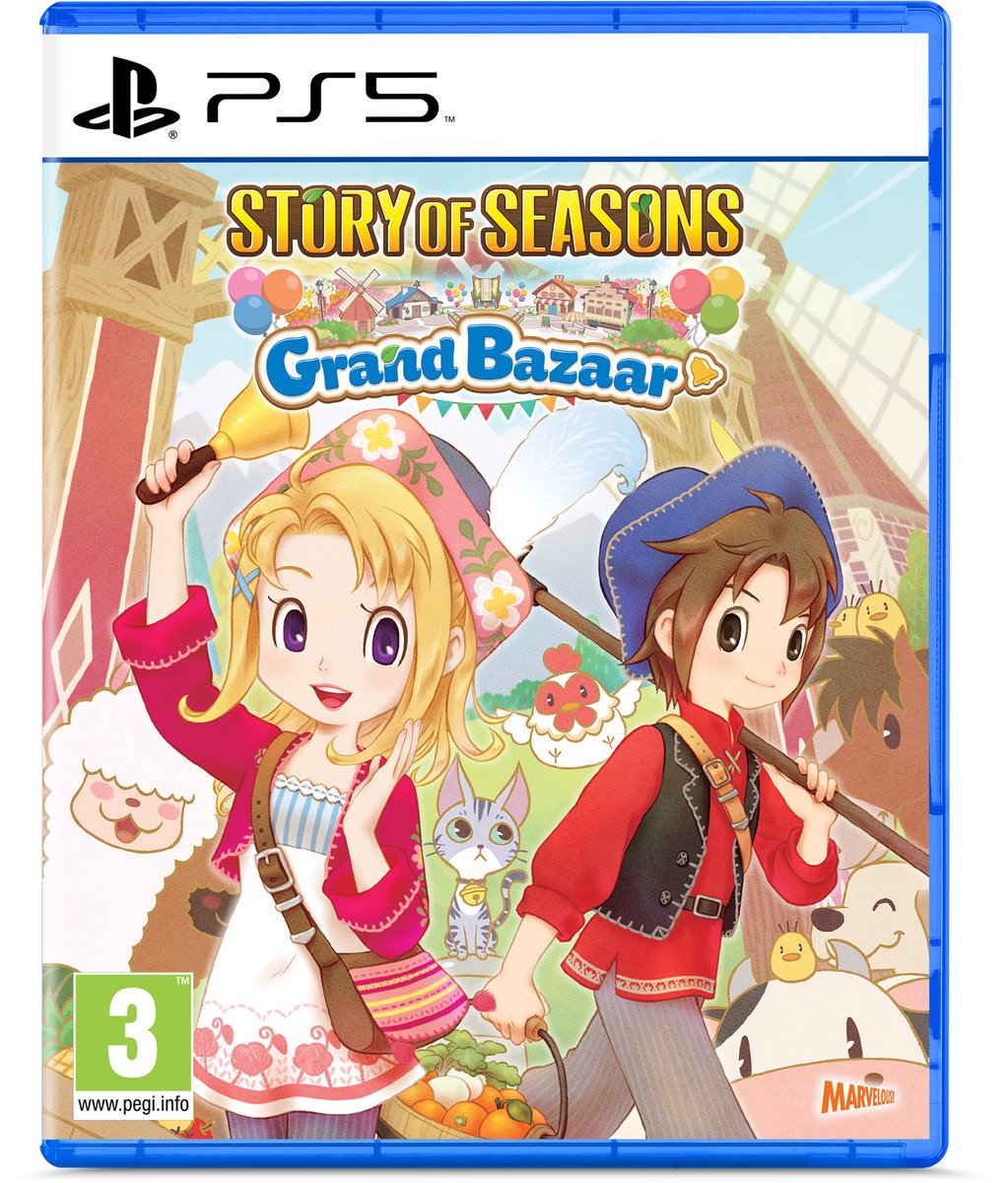 Story of Seasons: Grand Bazaar - Sony PlayStation 5 - RPG