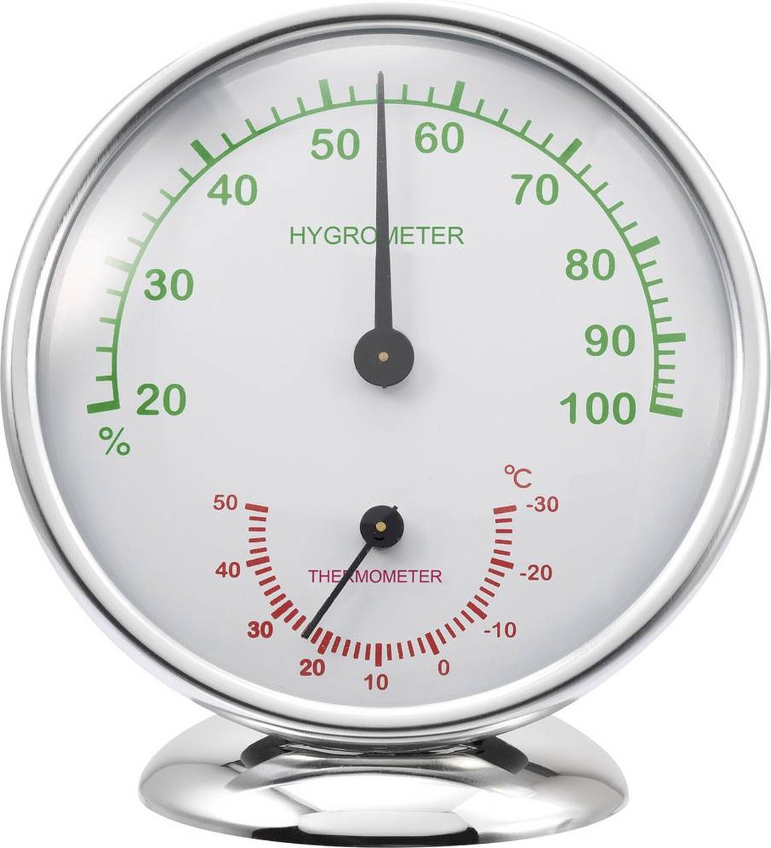 Renkforce 6510 Alu Termo-/Hygrometer Aluminium 6510 Alu
