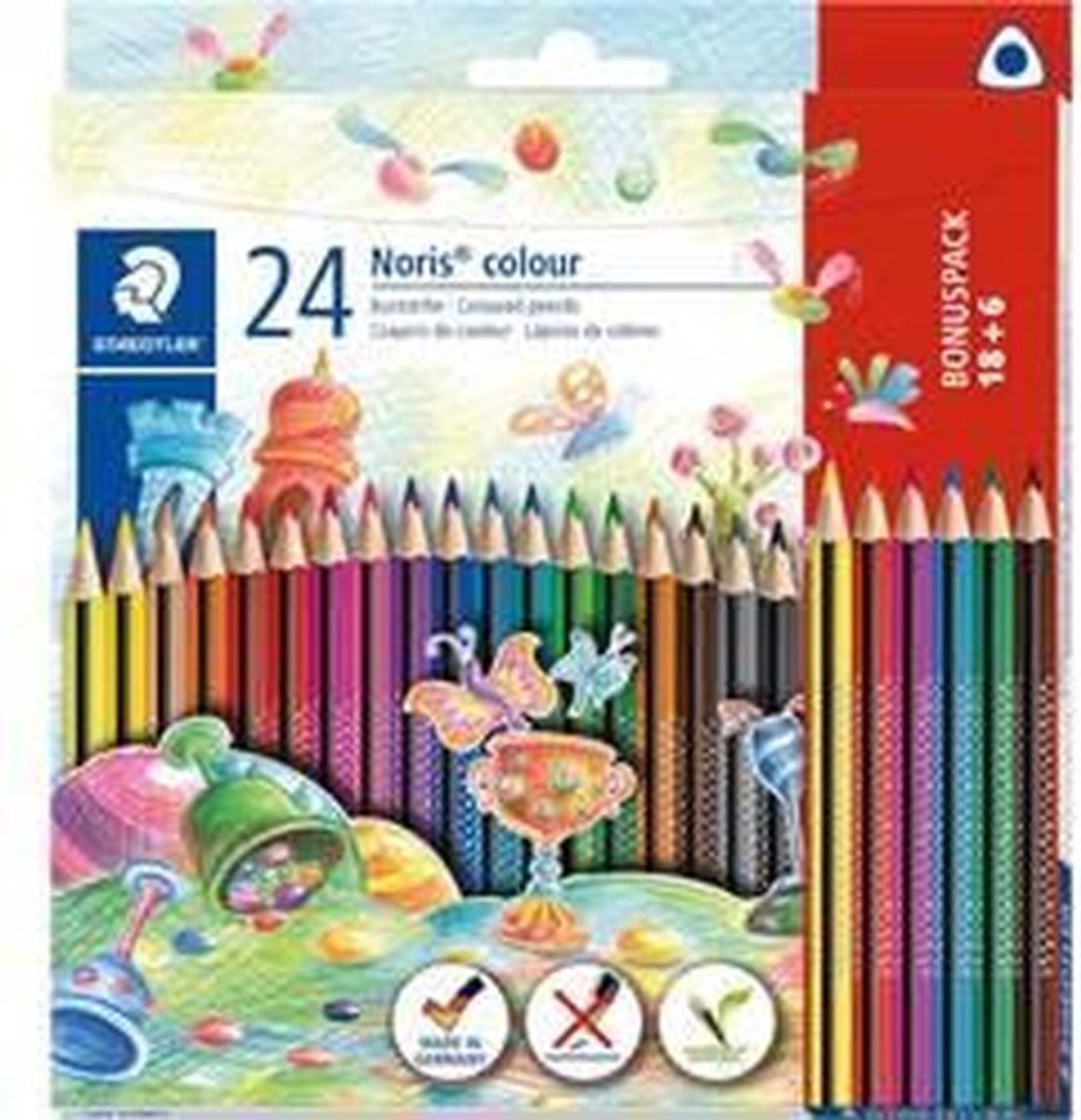 Staedtler Färgpenna Noris trekant 187 C18P1 1 set