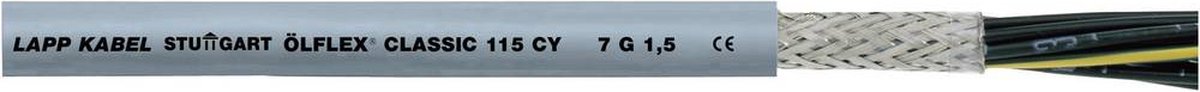 LAPP ÖLFLEX® CLASSIC 115 CY Styrledning 3 G 1.5 mm² Grå 1136303/1 Metervara