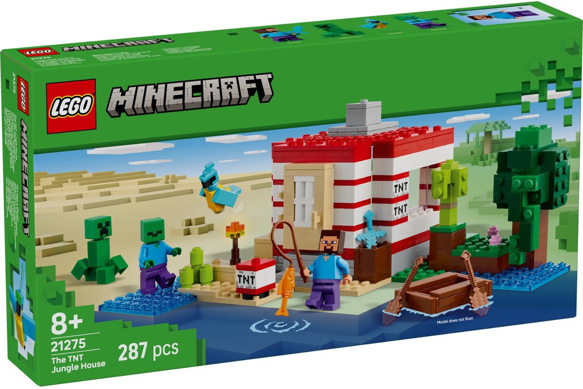 LEGO® MINECRAFT 21275 TNT-djungelhuset
