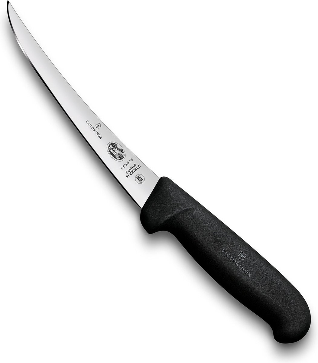 Victorinox Super Flexible Fibrox Pro Boning Knife - 15 cm - Black