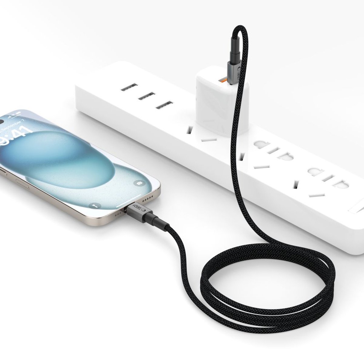 Tech-Protect Ultraboost DNA USB-C / Lightning PD27W/3A 200 cm cable - grey