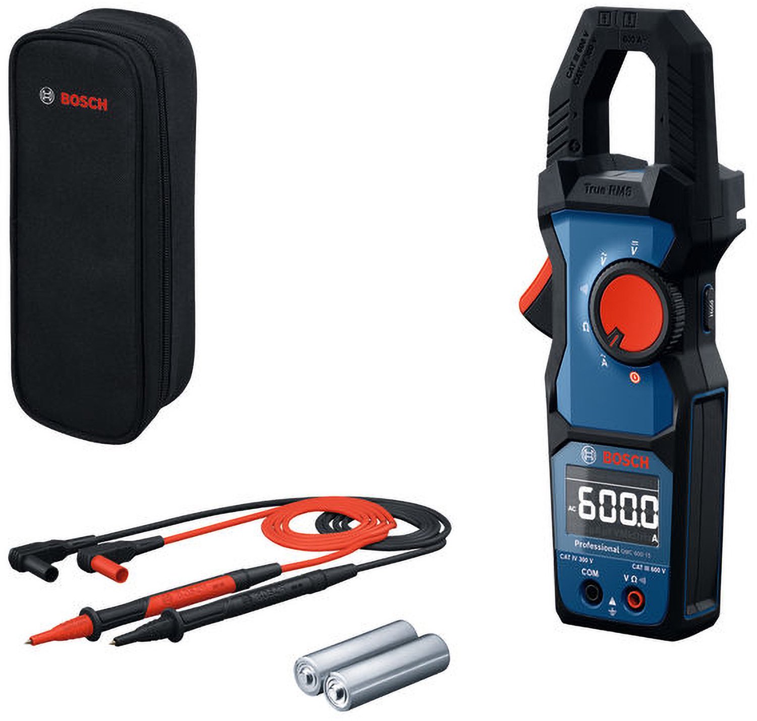 Bosch Professional 0601077600 Strömtång digital Stänksäker (IP54) CAT IV 300 V