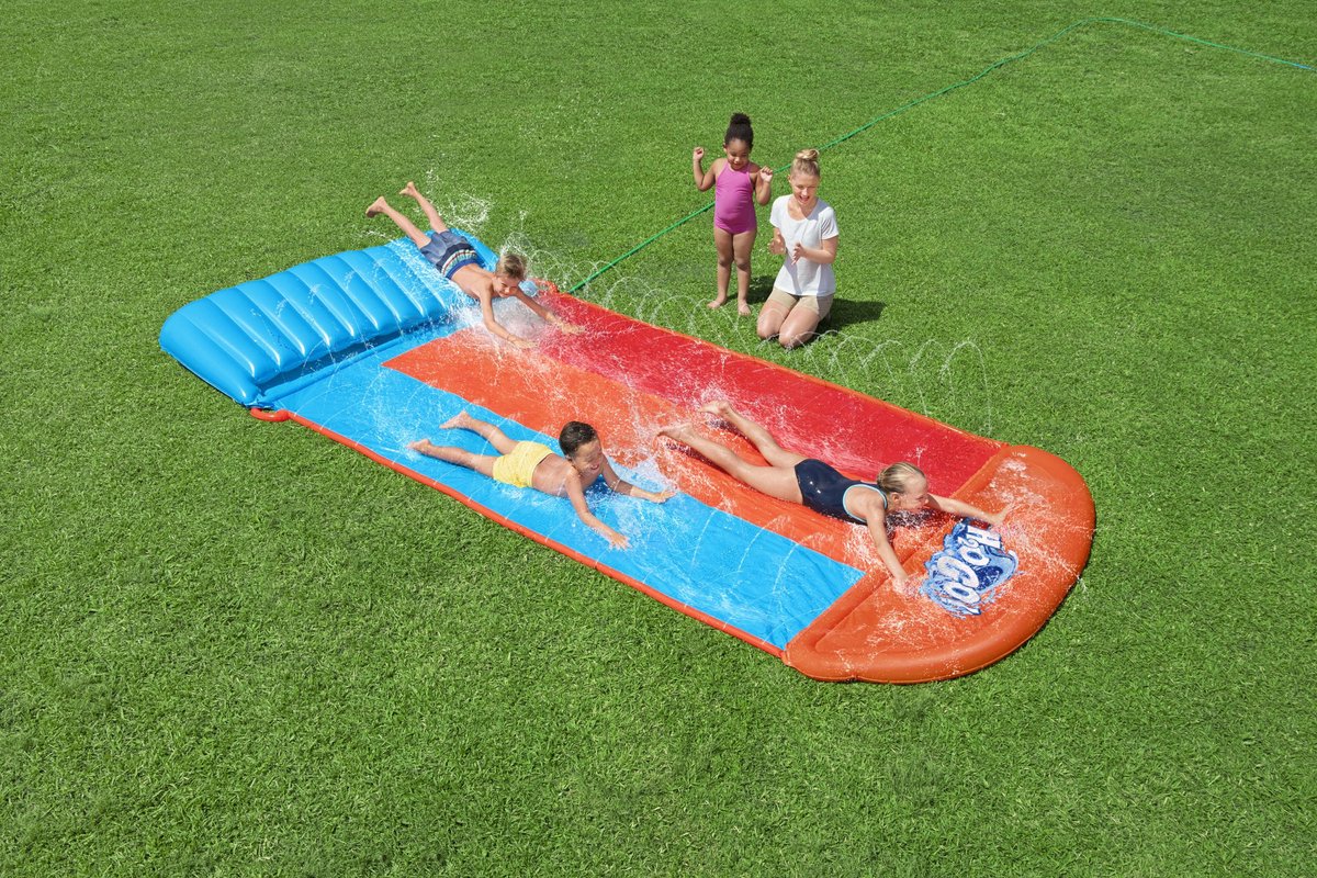 Bestway H2OGO! 4.88m Tsunami Splash Ramp Triple Slide