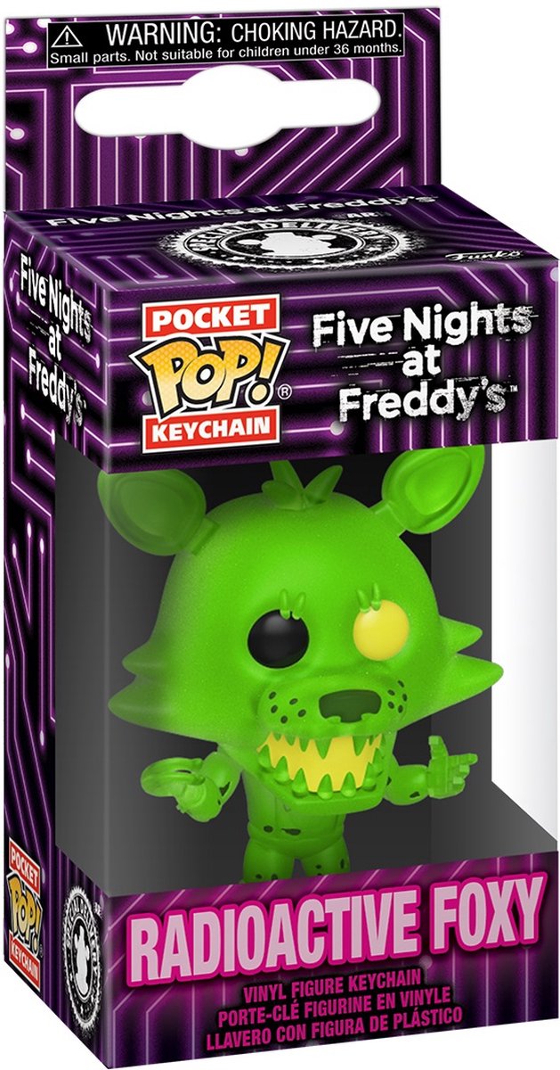 Funko! - Funko POP Keychain FNAF S7 Radioactive Foxy
