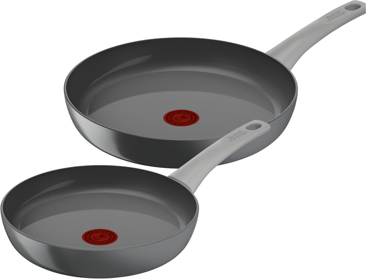 Tefal Set di 2 padelle Renew ON Grigio