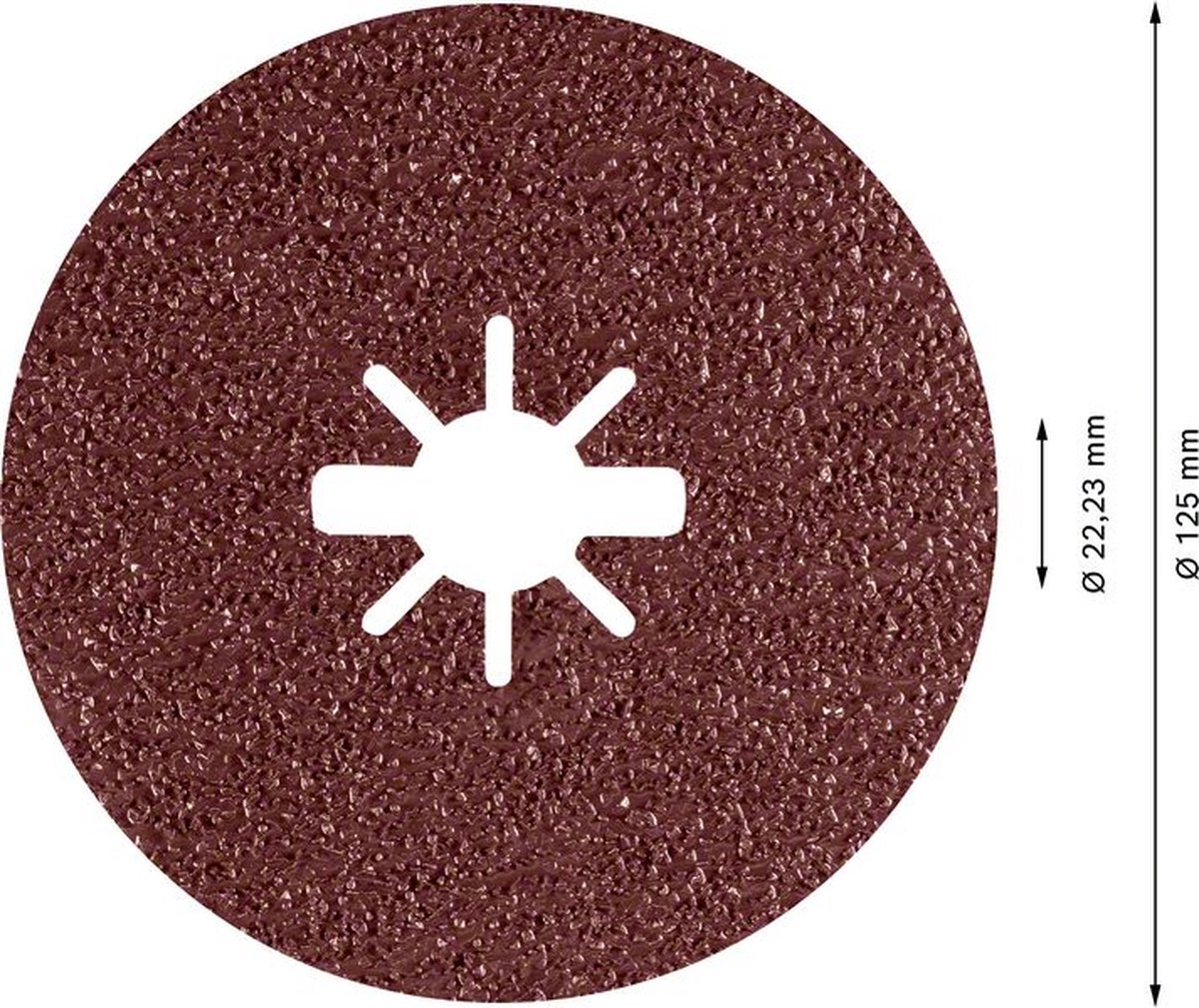 Bosch X-LOCK sanding disk - for metal (pack of 25)