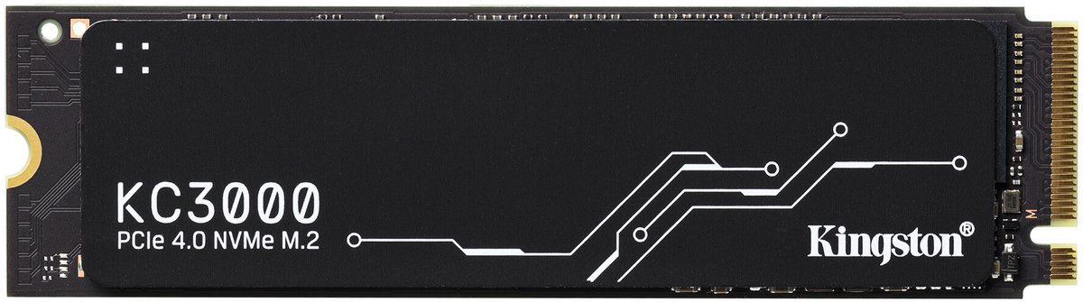 Kingston KC3000 1 TB Intern M.2 SSD PCIe NVMe 4.0 x4 SKC3000S/1024G