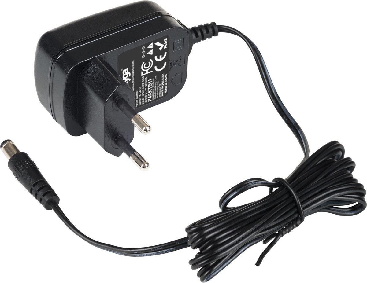 Akyga AK-TB-11 Nätadapter fast 9 V 1 A 9 W