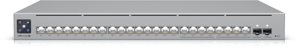 Ubiquiti Networks USW-PRO-MAX-24-POE UniFi USW Pro Max Nätverks-switch 24 + 2 Port