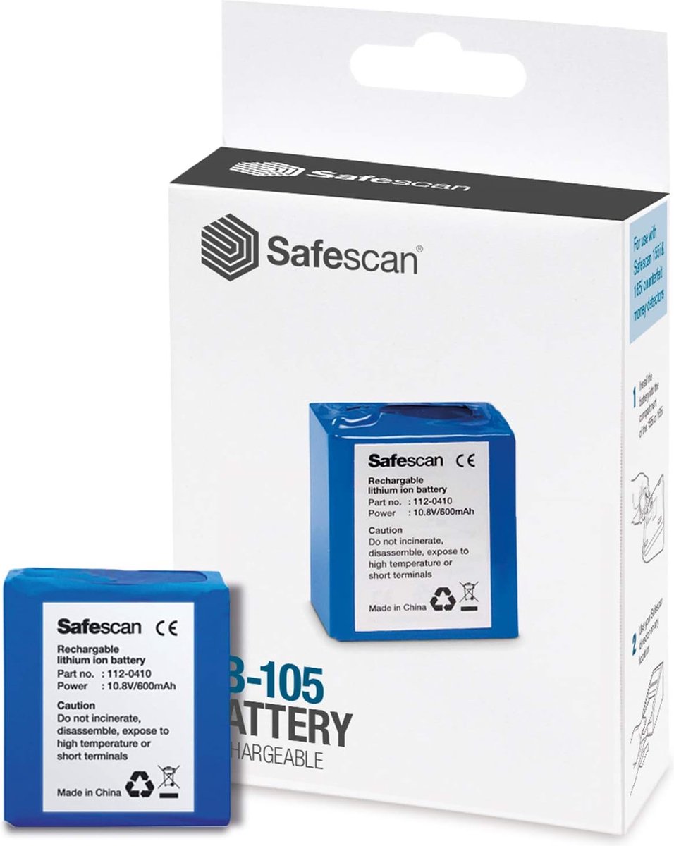 Safescan LB105 Batteri