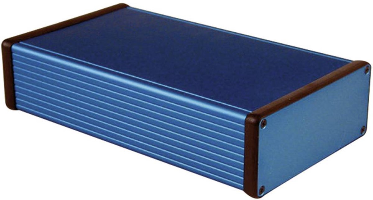 Hammond Electronics 1455Q2201BU Universalhölje 220 x 125 x 51.5 Aluminium Blå 1 st