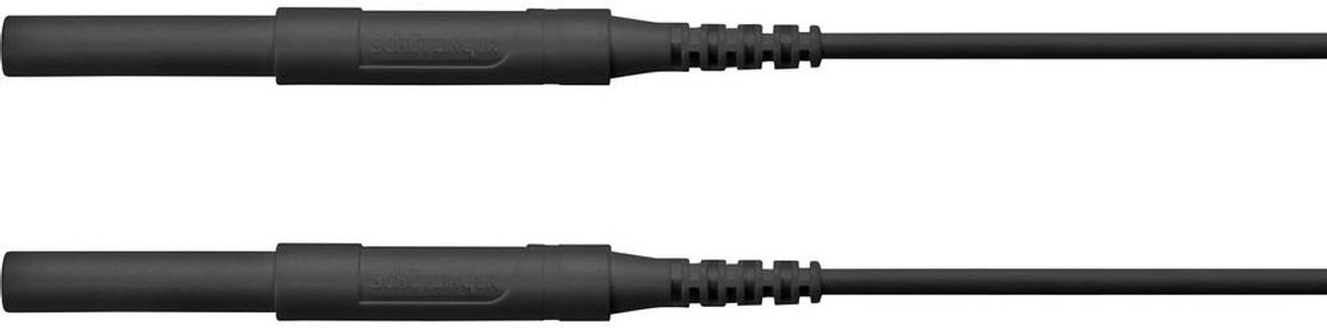 Schützinger HSPL 8568 / AWG16 / 50 / SW Säkerhets-mätledning 4 mm stiftdon 4 mm stiftdon Svart 1 st
