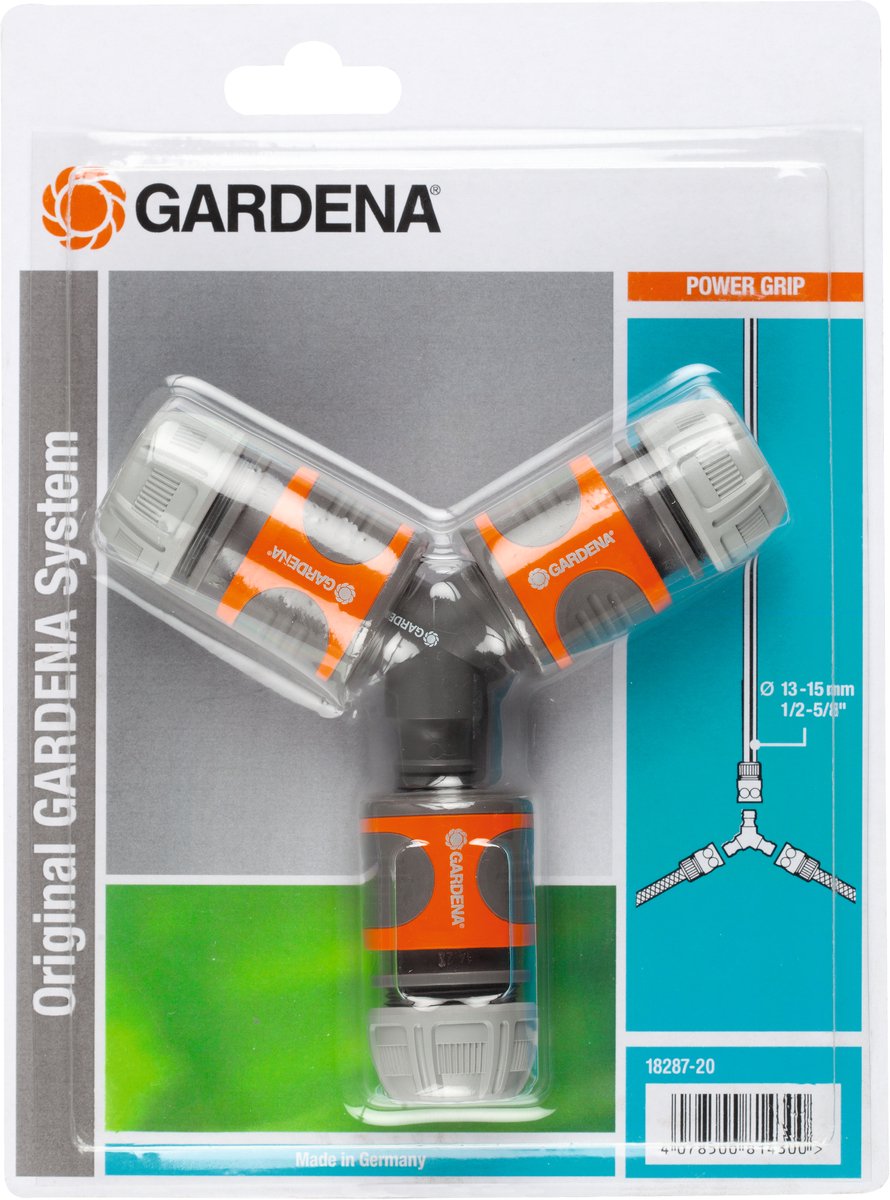 GARDENA 18287-20 Plast Slanganslutning 13 mm Ø, Snabbkoppling