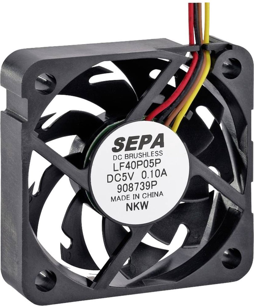 SEPA LF40P05PSE00A Axialfläkt 5 V 13.8 m³/h (L x B x H) 40 x 40 x 10 mm