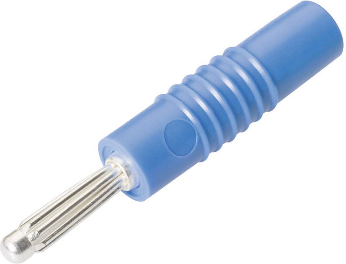Schnepp S 4000 S Labbpropp Kontakt hane rak Stift-Ø: 4 mm Blå 1 st Piece