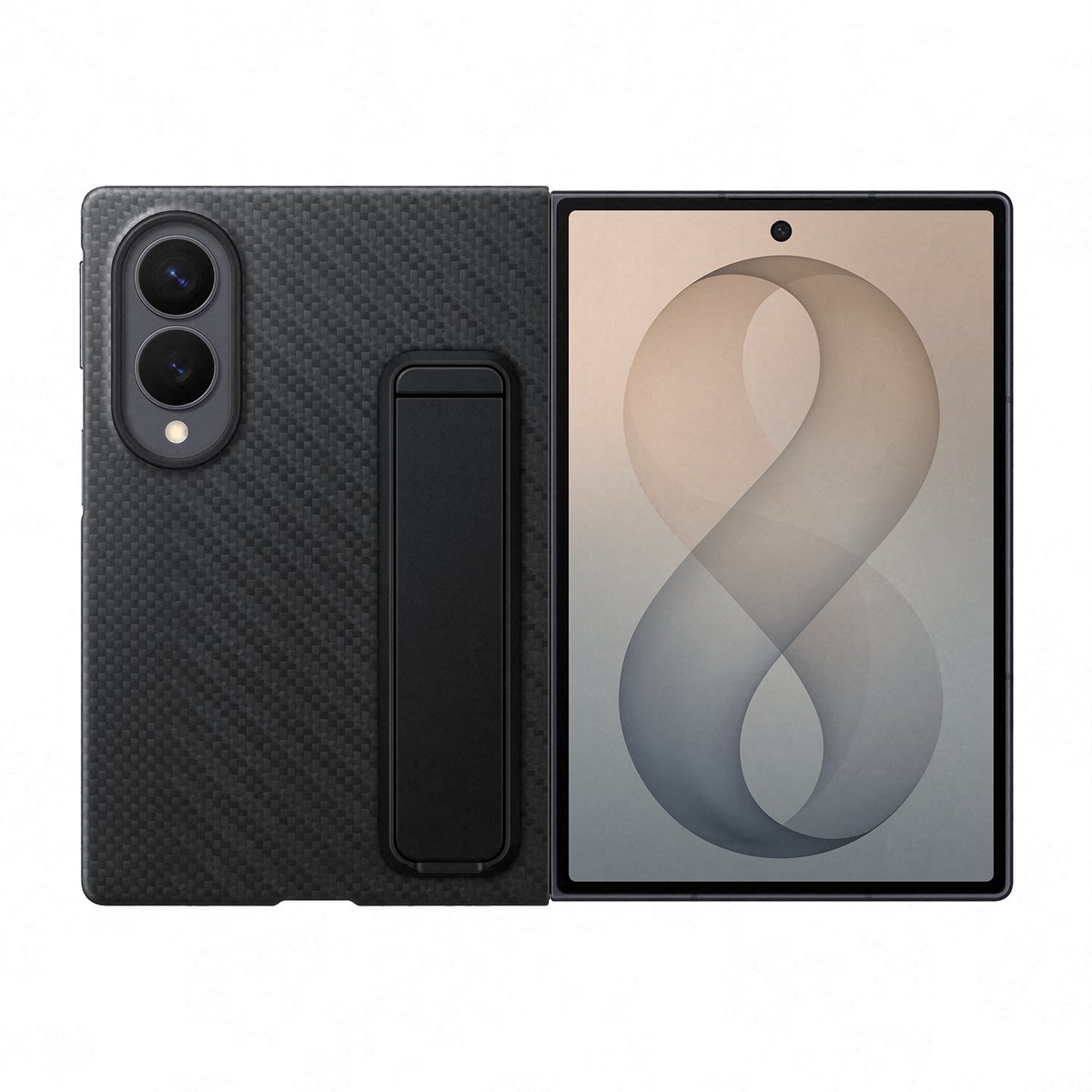 Samsung Galaxy Z Fold8 Carbon Standing Case - Graphite
