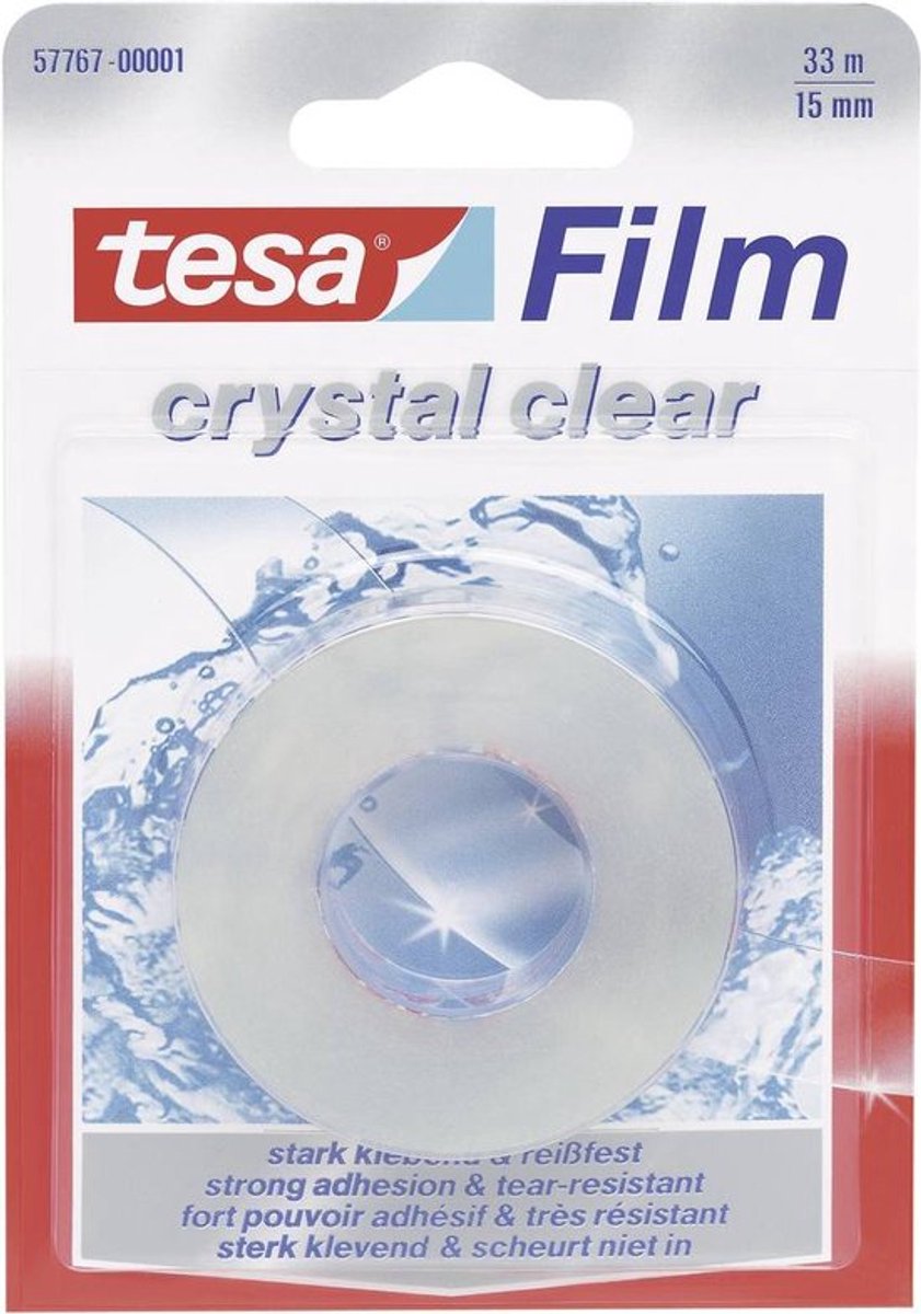 tesa 57767-00001-01 tesafilm kristallklar Transparent (L x B) 33 m x 15 mm 1 st