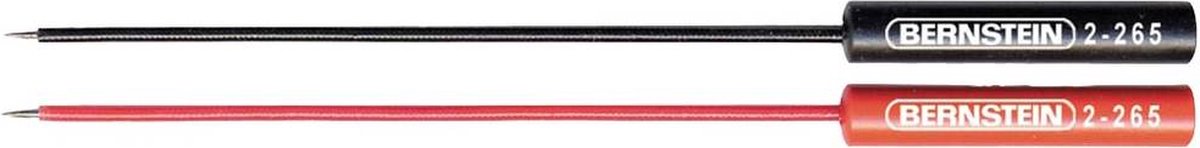 BERNSTEIN Tools for Electronics 2-265-VE Sond 2-265-VE Jack 4 mm CAT I Röd, Svart 2 st