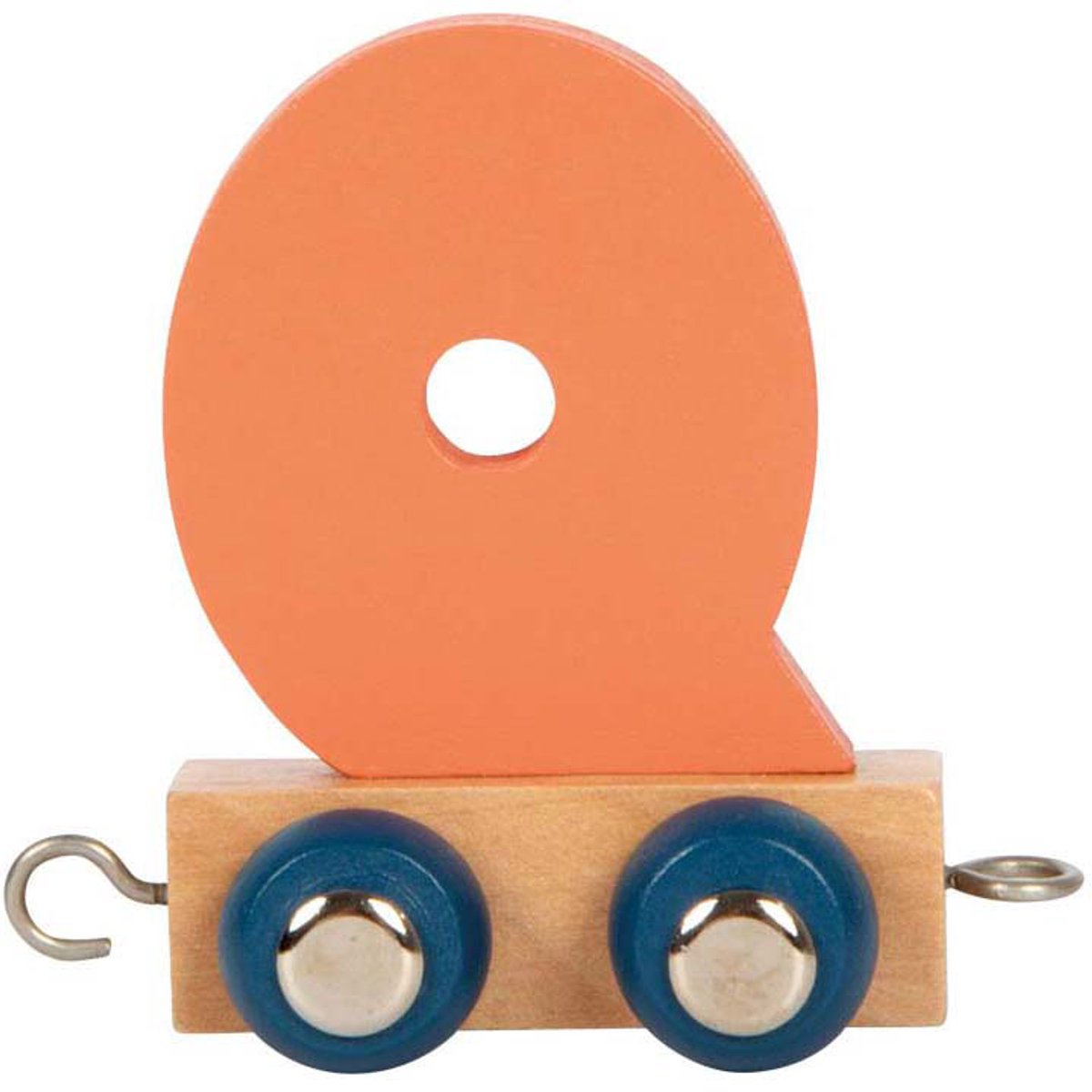 Small Foot - Wooden Letter Train Polar - Q