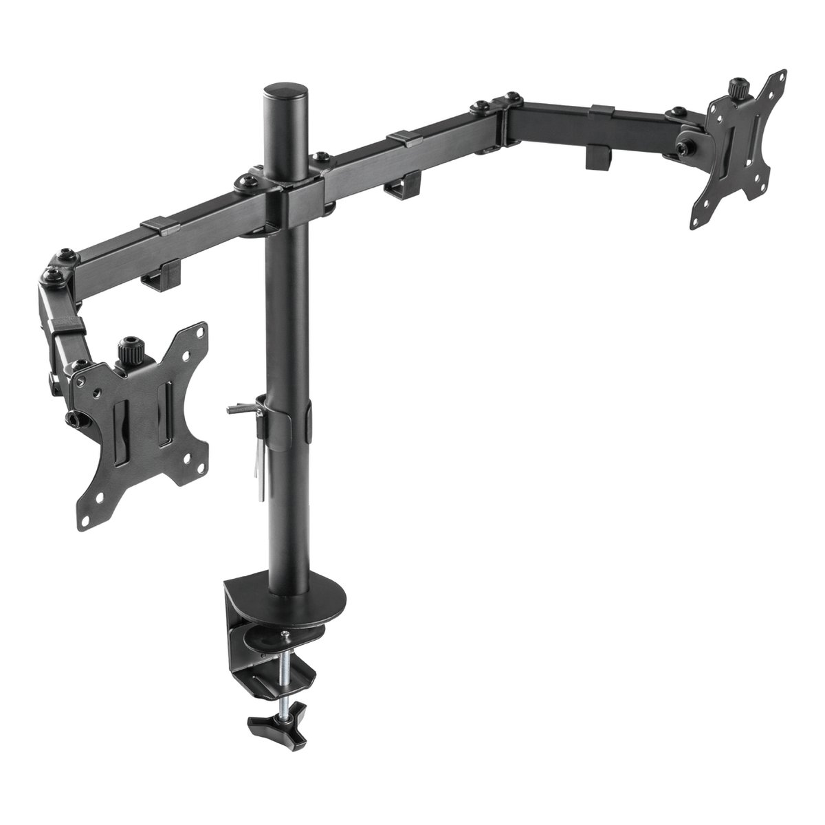 Deltaco Dual Monitor Desk Mount for 13"-32" screens - Sort