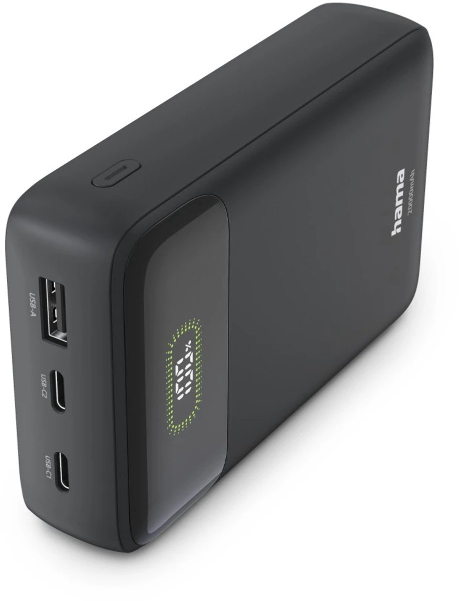 Hama Powerbank 20000 mAh Quick Charge 3.0 LiPo Antracit