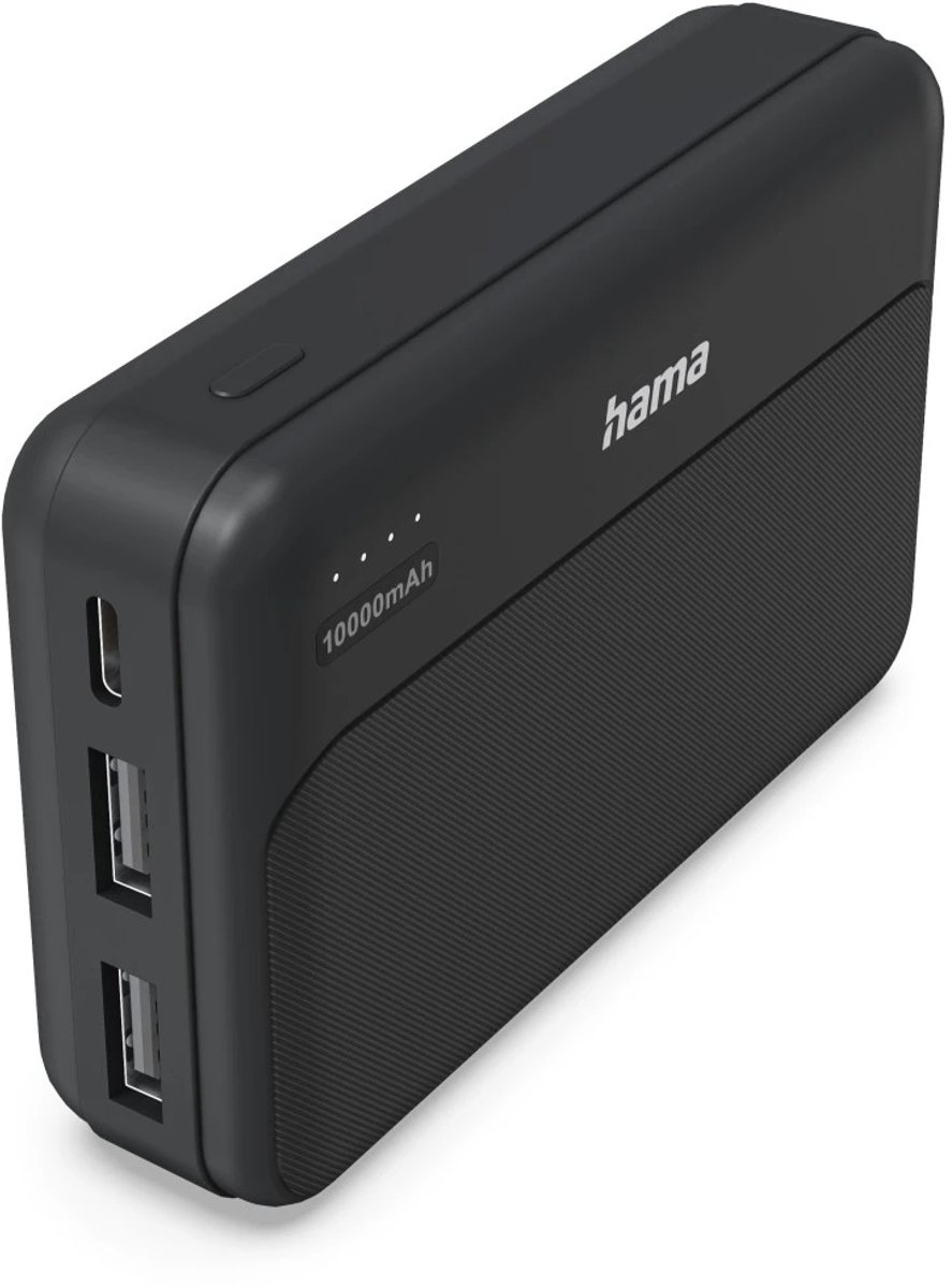 Hama Powerbank 10000 mAh LiPo Svart