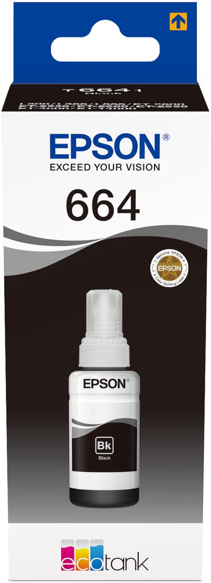 Epson T6641 - Black Ink Tank (T6641)