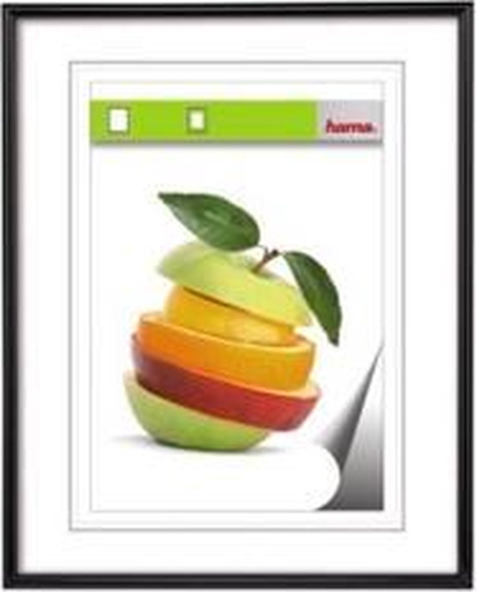Hama 00061626 Växelram akryl Pappersformat: DIN A4 (B x H x D) 220 x 305 x 15 mm Svart