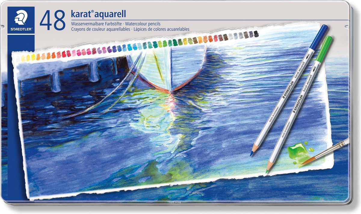 Staedtler Karat Aqua.Farveblyant 48St FSC 100%