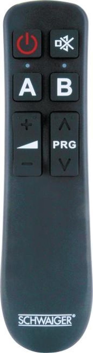 Schwaiger 2 in 1 universal remote control - black