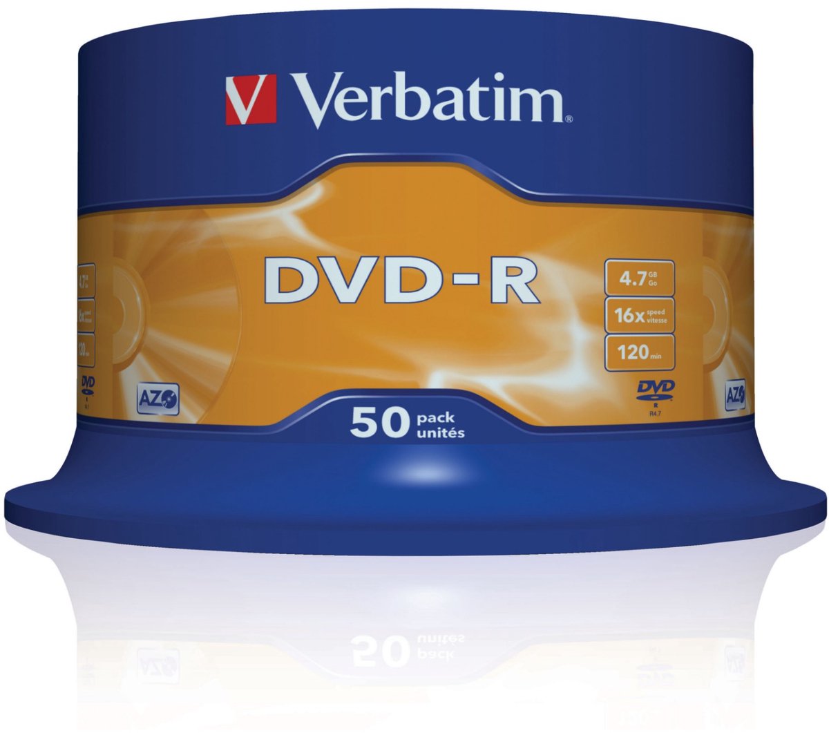 Verbatim 43548 DVD-R 4.7 GB 50 st Spindel